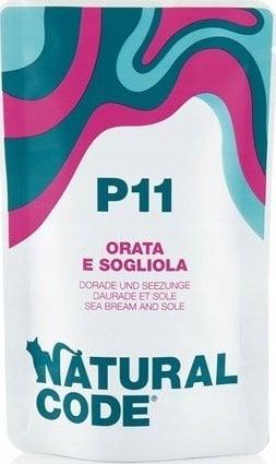 Natural Code P11 Adult Cat Dorade und Seezunge (Adult, 24 Stk., 70 g)