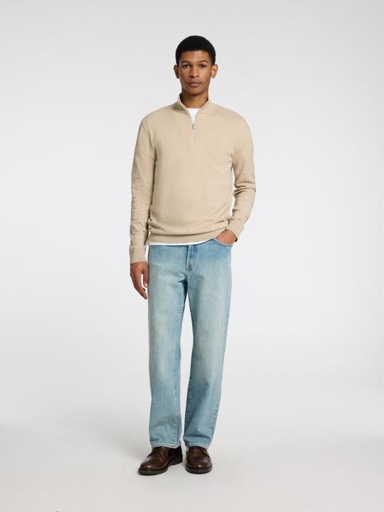 Actual product image Selected Homme Half-zip knitted jumper (L)