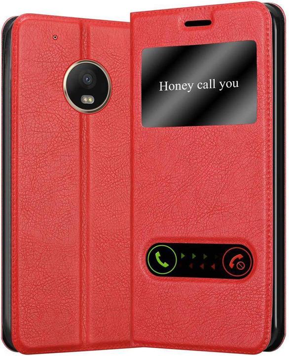 Produktbild Cadorabo Book mit View Doppelfenster Cover (Motorola Moto G5 Plus)