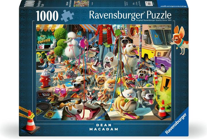 Ravensburger Jigsaw Puzzle The Dog Walker, 1000pc - 1000 Pieces Puzzle (1000 pieces)