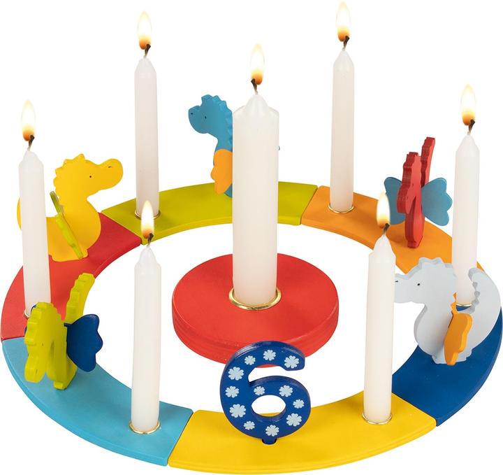 Image du produit Goki Couronne d'anniversaire dragon en bois