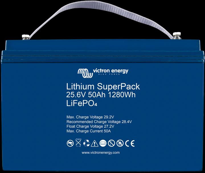 Produktbild Victron Energy Lithium SuperPack 25,6V/50Ah (25.60 V, 50 Ah)