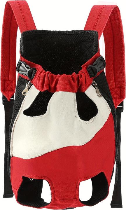 Alopini Adjustable pet backpack for dogs and cats, comfortable fit, polyester material with (Dog, Cat, Breathable)