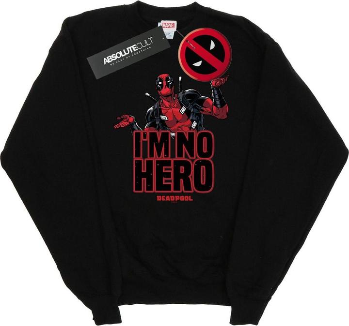 Immagine prodotto Deadpool I'm No Hero Felpa Uomo (XL)