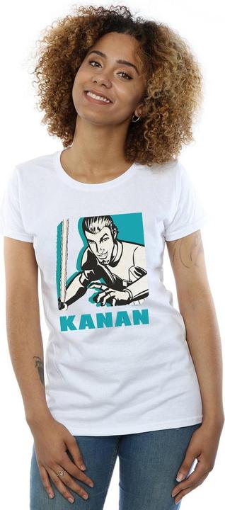 Actual product image Star Wars Womens/Ladies Rebels Kanan Cotton T-Shirt (XXL)