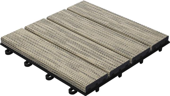 Produktbild Florco Balkon-& Terrassenplatten Tex, Beige, 6 Stk. (6 x, 30 x 30 cm)