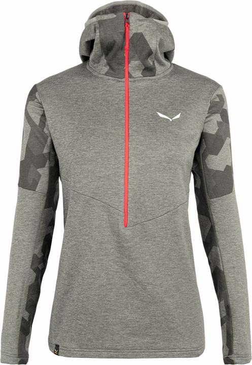 Salewa Boe Alpine Merino Half-Zip Kapuzenjacke Da