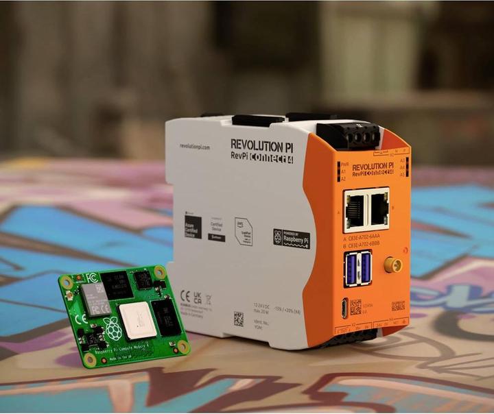 Image du produit Kunbus RevolutionPi Connect 4 PR100377 Module d'extension d'API