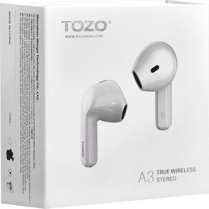 Produktbild Tozo Earbuds TWS A3 white (ANC, 5 h, Kabellos)