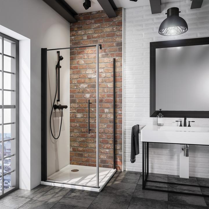 Schulte Black Style (80 cm, 80 cm, 192 cm)