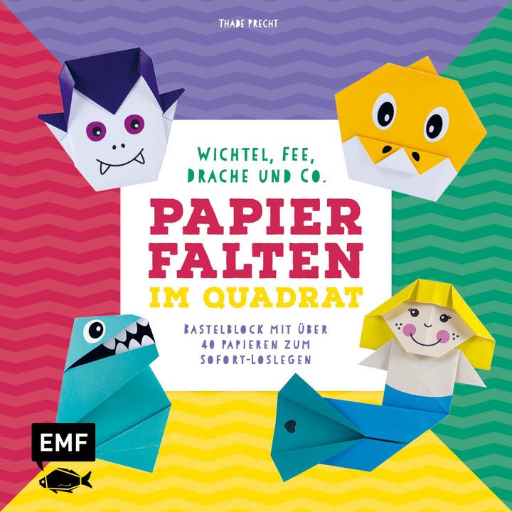 Actual product image Papierfalten im Quadrat - Bastel-Kids (German, Thade Precht, 2022)