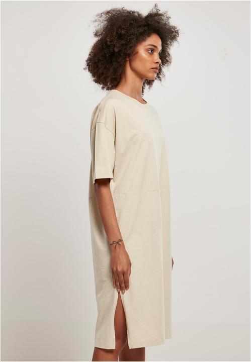 Actual product image Urban Classics Ladies Organic Oversized Slit Tee Dress (M)