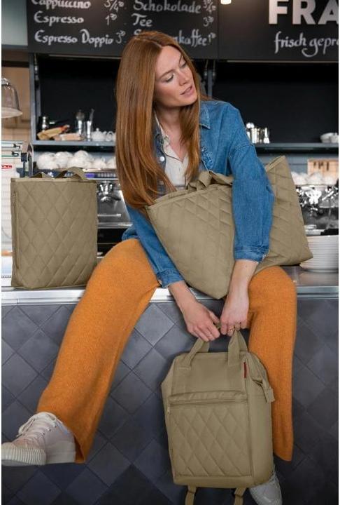 Image du produit reisenthel Sac à dos Allrounder R Rhombus Olive (12 l)