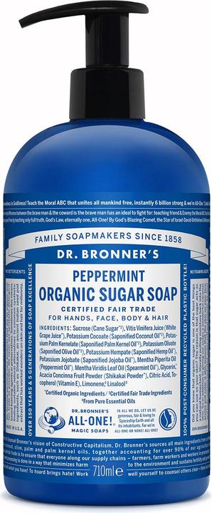 Dr. Bronner's Sugar Soap (Flüssigseife, 710 ml)