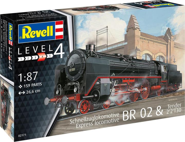 Immagine prodotto Revell Locomotiva Express BR 02 & Tender 2'2'T30