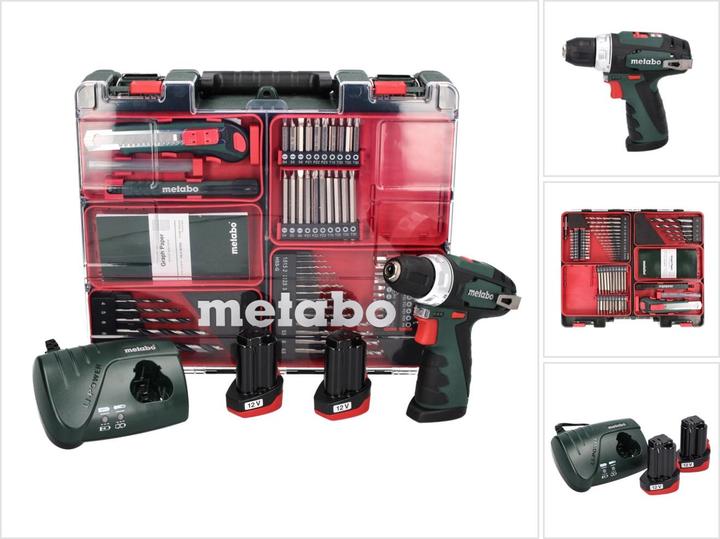 Produktbild Metabo Powermaxx BS Basic Set Akku-Bohrschrauber (Akkubetrieb)