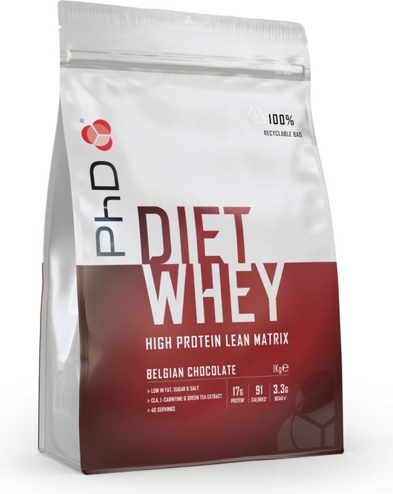 Actual product image PhD Nutrition Diet Whey (Belgian chocolate, 1 pcs., 1000 g)