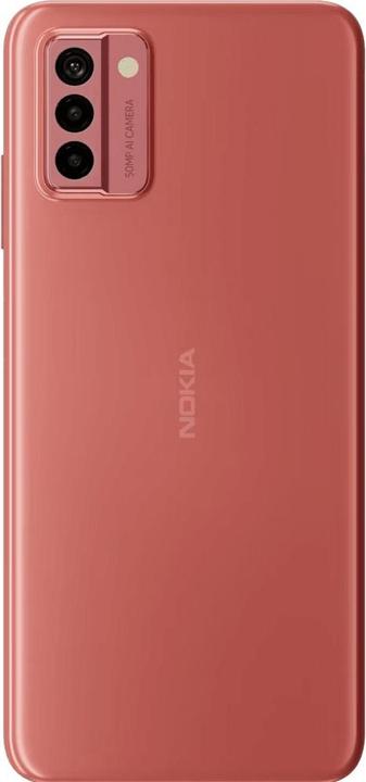 Actual product image Nokia G22 (64 GB, Lagoon Peach, 6.50", Dual SIM, 50 Mpx, 4G)