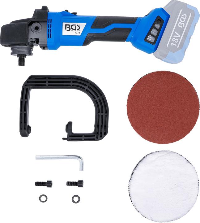 Actual product image BGS Cordless Polisher and Grinder | brushless | 18 V | without rechargeable Battery