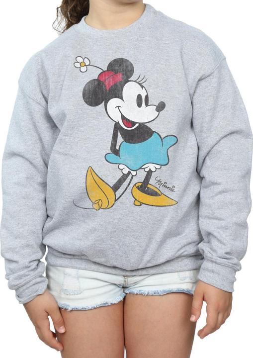 Actual product image Disney Girls Mickey Mouse Classic Minnie Mouse Sweatshirt (140, 146)