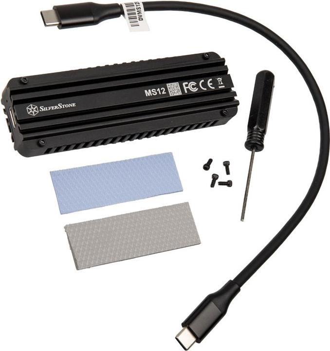 Actual product image Silverstone MS12 (M.2 2260, M.2 2280, M.2 2242)