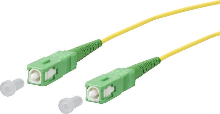 Actual product image Metz Connect Fibre optic patch cable singlemode OS2 (LSOH, CAT6, 1 m)