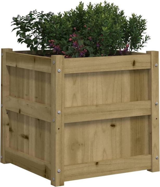 Image du produit VidaXL Bac à plantes 50x50x50 cm en bois de pin