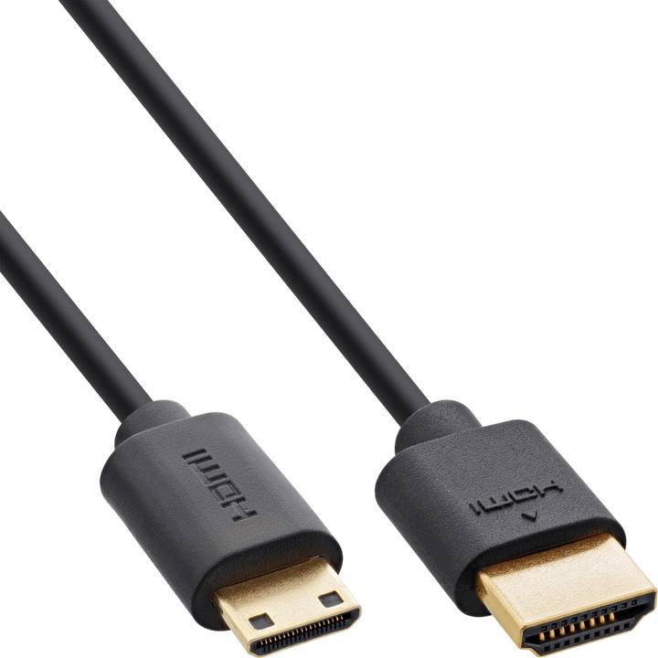 Produktbild InLine HDMI (Typ A) — mini HDMI (Typ C) (0.30 m, HDMI)