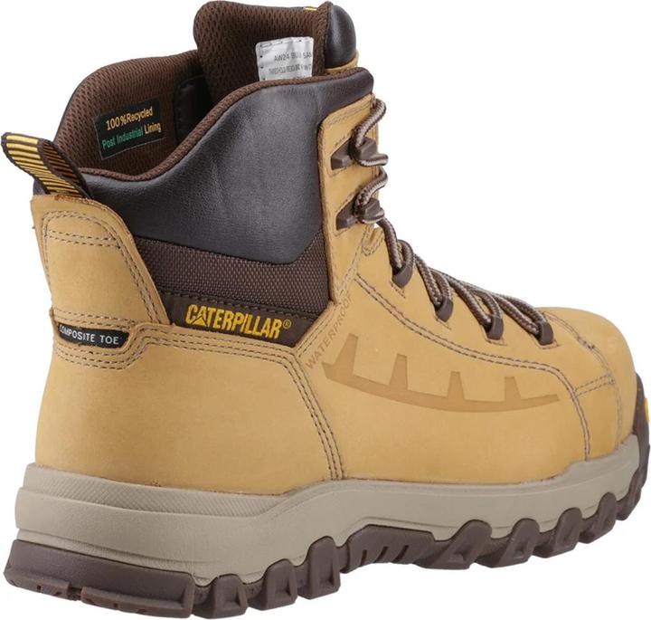 Actual product image Cat Mens Threshold Rebound Grain Leather Composite Toecap Safety Boots (46)