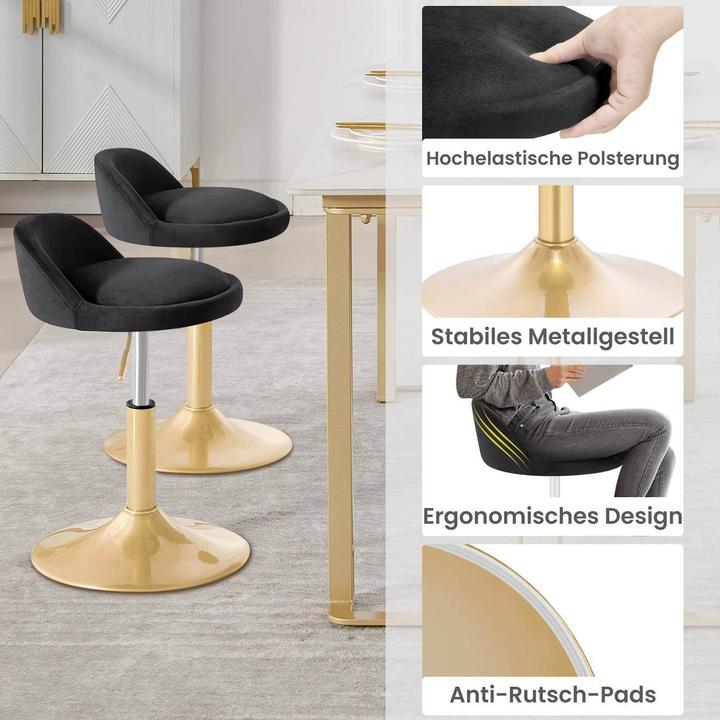 Produktbild Woltu Schminkhocker höhenverstellbar