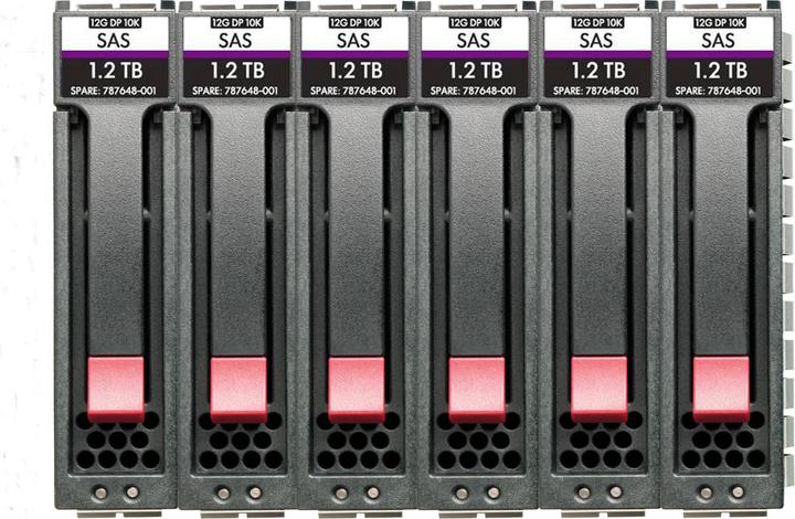 Produktbild HPE E MSA HDD SAS Midline, 7.2K, LFF, 3.5 inch, M2, 1yr Wty, 6-pack Bundle (16 TB, 3.5")