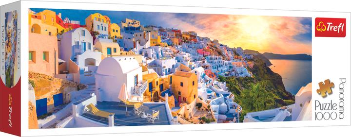 Produktbild Trefl Puzzle 1000el Panorama Sonnenuntergang auf Santorini, Griechenland 29054 (1000 Teile)