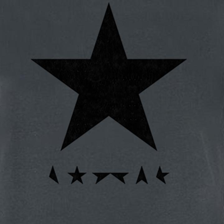 Actual product image Amplified Womens/Ladies Black Star David Bowie T-Shirt Dress (S)