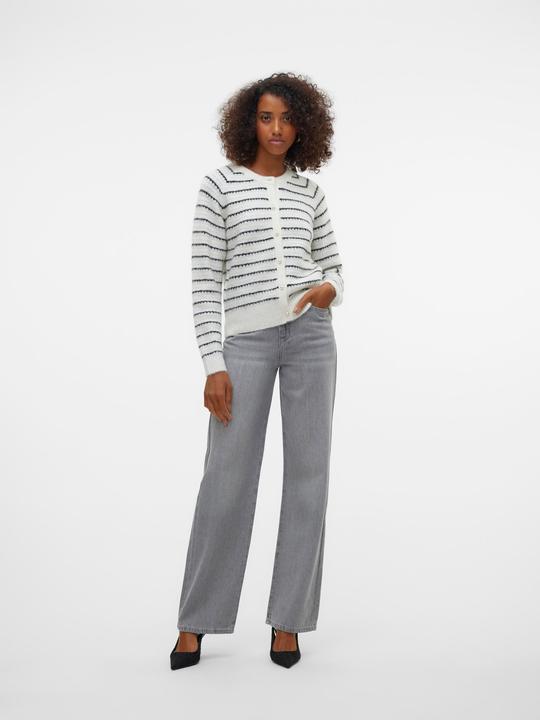 Actual product image Vero Moda VMREBECCA Super High Rise Weiter Beinschnitt Jeans Straight-Fit (W29/L32)
