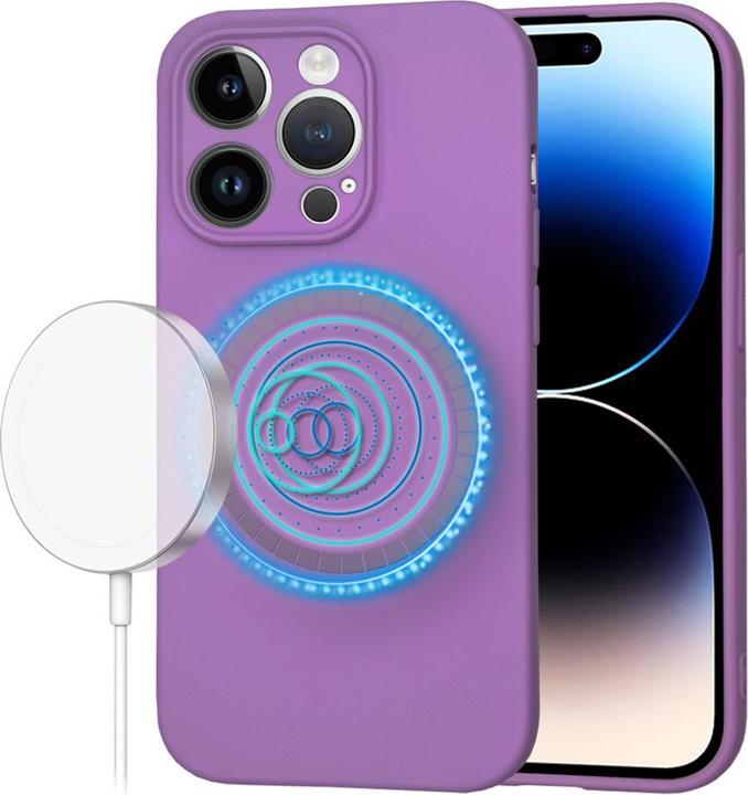 Image du produit Techsuit - SoftFlex MagSafe - iPhone 14 Pro - Purple (Apple iPhone 14 Pro)