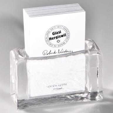 Image du produit Glasi Hergiswil Porte-cartes de visite en verre