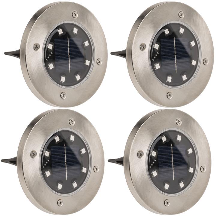 Out of the blue LED garden ground lights, set of 4 (IP44)