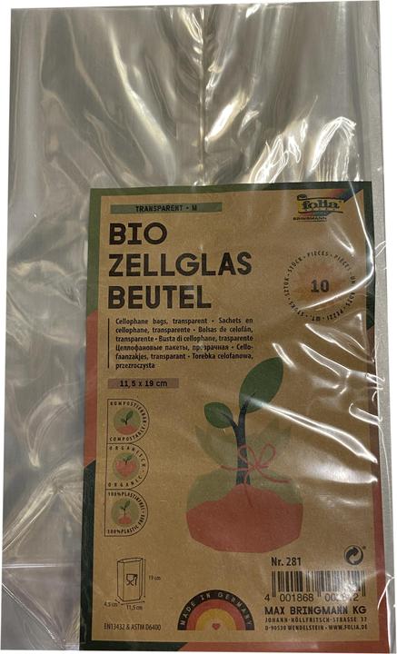 Actual product image Folia Cellophane bags (10 x)