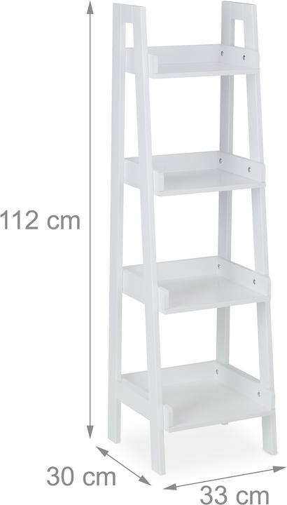 Immagine prodotto Relaxdays Scaffale scala (33 x 30 x 112 cm)