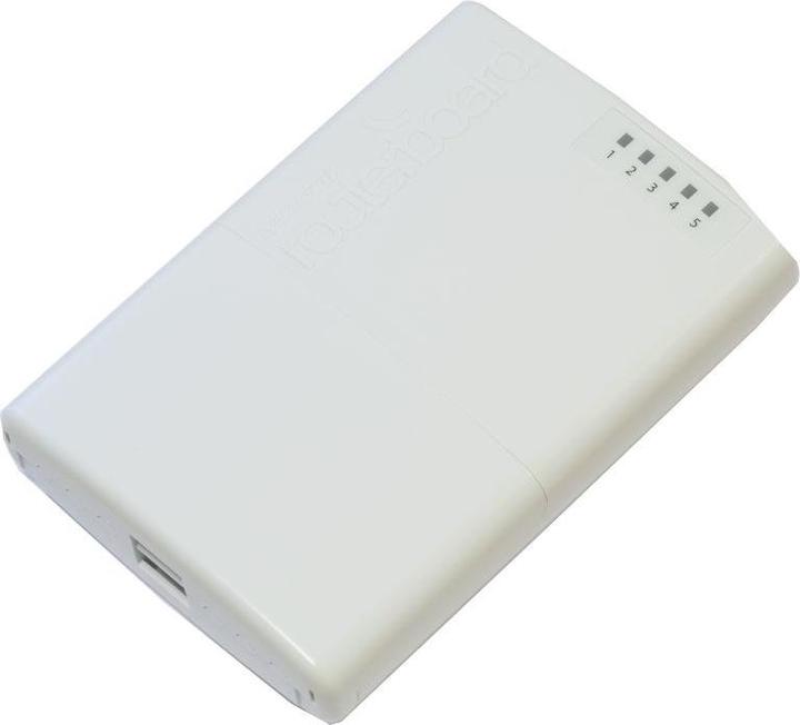 Produktbild MikroTik MT RB750P-PBR2 PowerBox Outdoor 5x Ethernet-Port-Router mit PoE-Ausgang 6V-30V