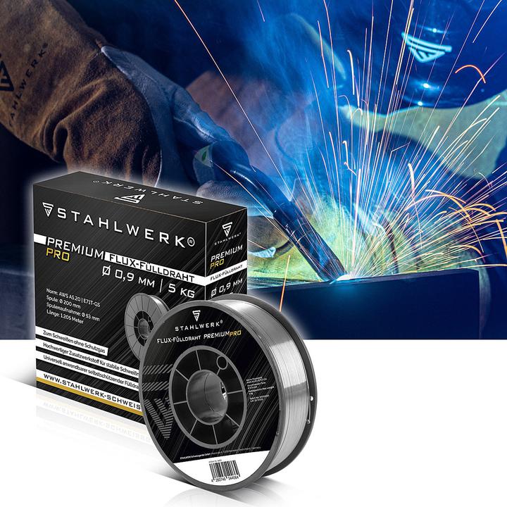 Immagine prodotto Stahlwerk Filo per saldatura MIG MAG Premium E71T-GS Ø 0,9 mm S200/D200 5 kg