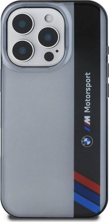 Immagine prodotto BMW BMHCP16X23HTFEG iPhone 16 Pro Max 6,9" szary/grey hardcase Motosport IML Vertical Stripe (Apple iPhone 16 Pro Max)