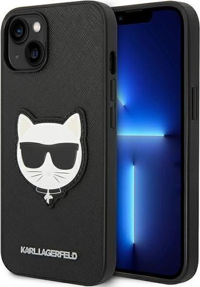 Actual product image Karl Lagerfeld Hard Cover Choupette Head Case Black, for iPhone 14, KLHCP14SSAPCHK (Apple iPhone 14)