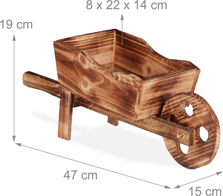 Immagine prodotto Relaxdays Carriola portafiori (47 cm)