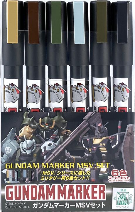 Image du produit Bandai Jeu de marqueurs Gundam