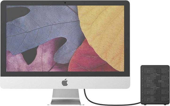 Produktbild Renkforce RF-6647600 8.9 cm (3.5 Zoll) Festplattengehäuse 5 Bay 3.5 Zoll USB-A ( (3.5")