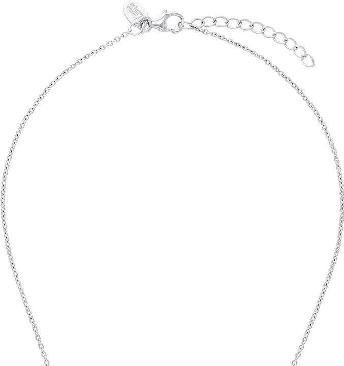 Actual product image Prinzessin Lillifee Necklace for girls, 925 sterling silver, glass | crown (925 silver, 35 - 40 cm)