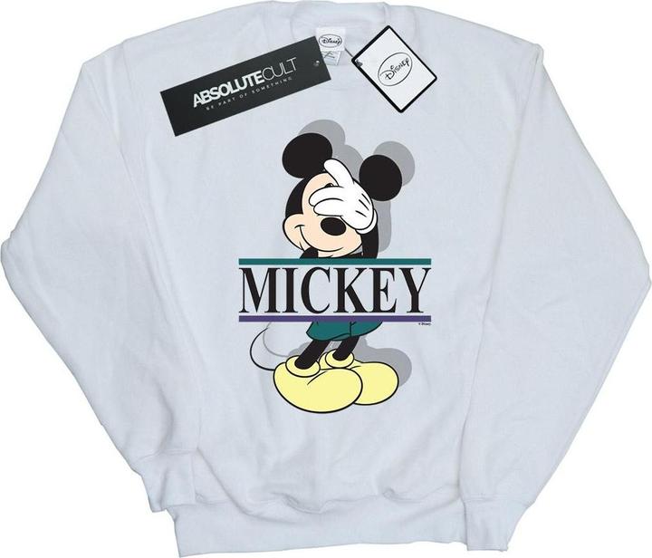 Actual product image Disney Womens/Ladies Mickey Mouse Letters Sweatshirt (S)