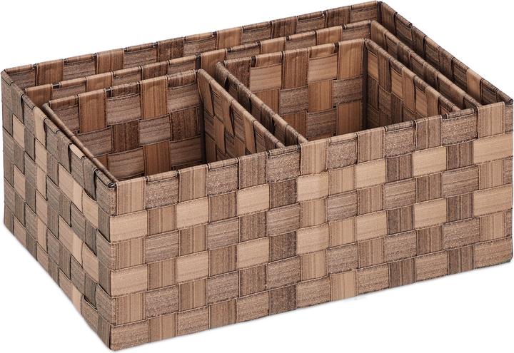 Immagine prodotto Relaxdays cestino-portaoggetti (4 x, 37 x 26 x 15 cm)