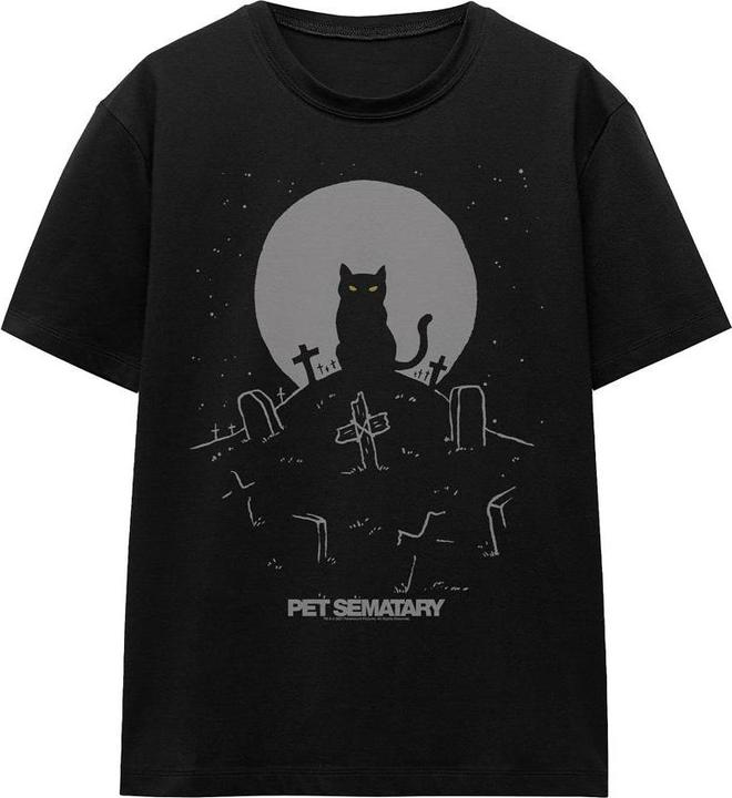 Image du produit Pet Sematary - T-shirt CAT WITH TOMBSTONES - Adulte (L)